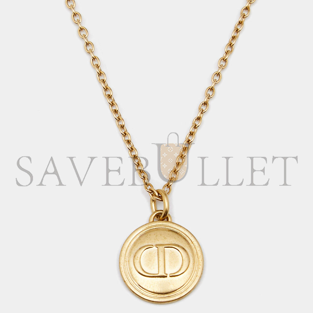 D*or metal cd logo necklace n1530ptcmt_d300